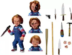 Детская игра Чаки ужас кукла ПВХ Рисунок Коллекционная модель игрушки 10 см