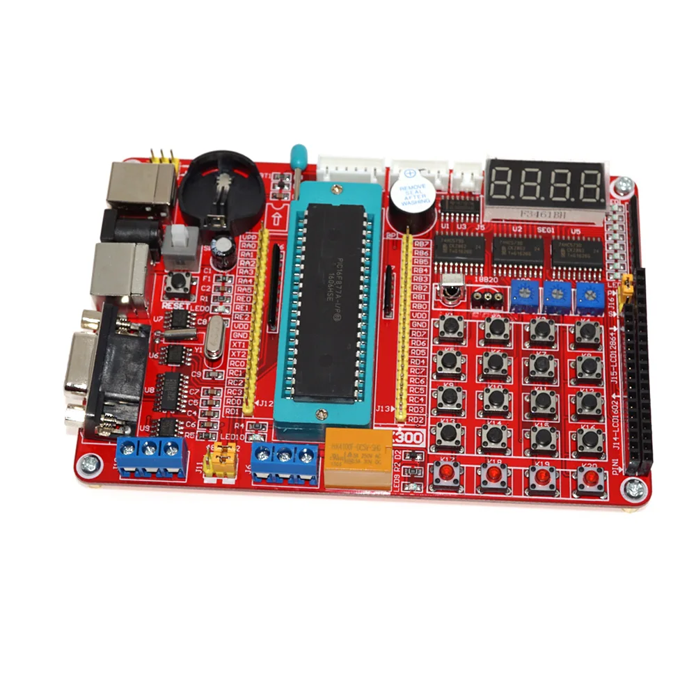 Smart Electronics PIC16f877a Development board Microcontrol PIC 16F877A Learning board experiment board