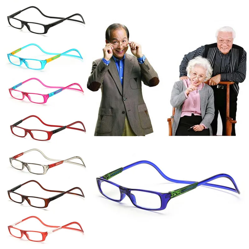 Шт. 1 шт. унисекс очки для чтения регулируемый висит шеи дальнозоркостью очки