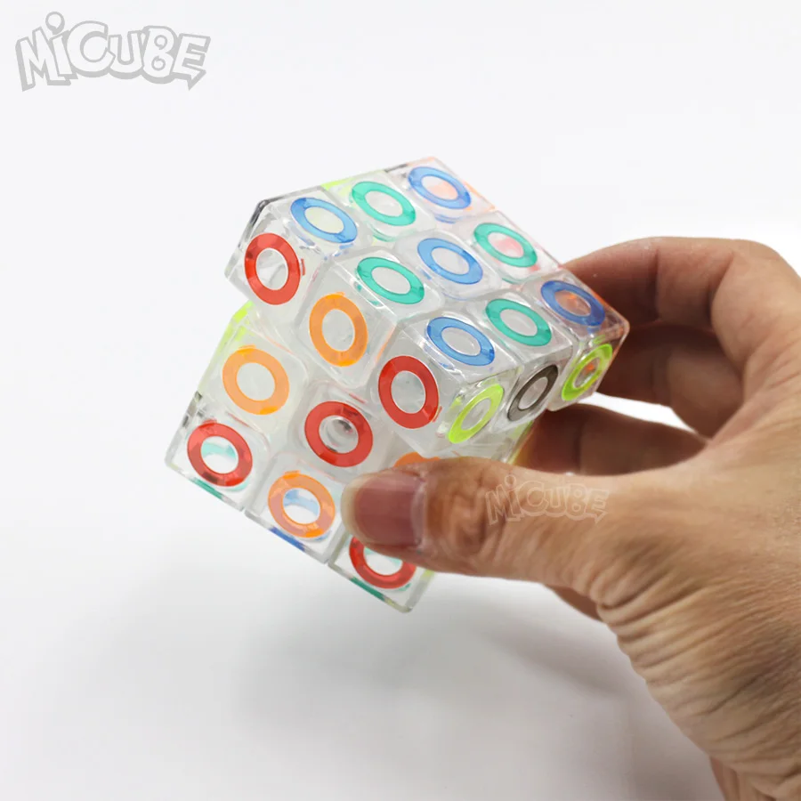 Micube MofangJiaoshi кристалл 3x3 Кубик волшебный кубик ледяной прозрачный скоростной пазл