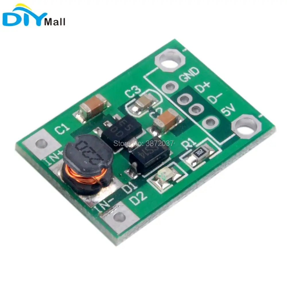 Повышающий Модуль 10 шт./лот DC 1 5 в до В 500 мА плата преобразователя для Arduino|Модули