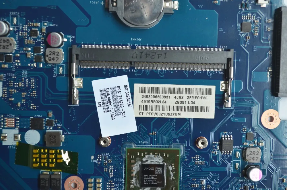 Высококачественная материнская плата для ноутбука совместимая с HP Pavilion 15 G ZSO51 LA