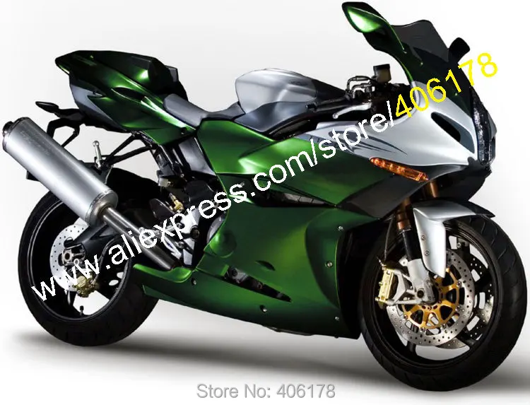 

Hot Sales,Fashion Fairings For Benelli Tornad Tre 1130 900 2004-2013 Green Silver ABS Motorcycle Fairings kit Moto Parts