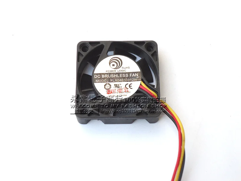 

3-проводной серверный охлаждающий вентилятор Power Logic PLA04010B12H DC 12 В 0,06a 40x40x10 мм