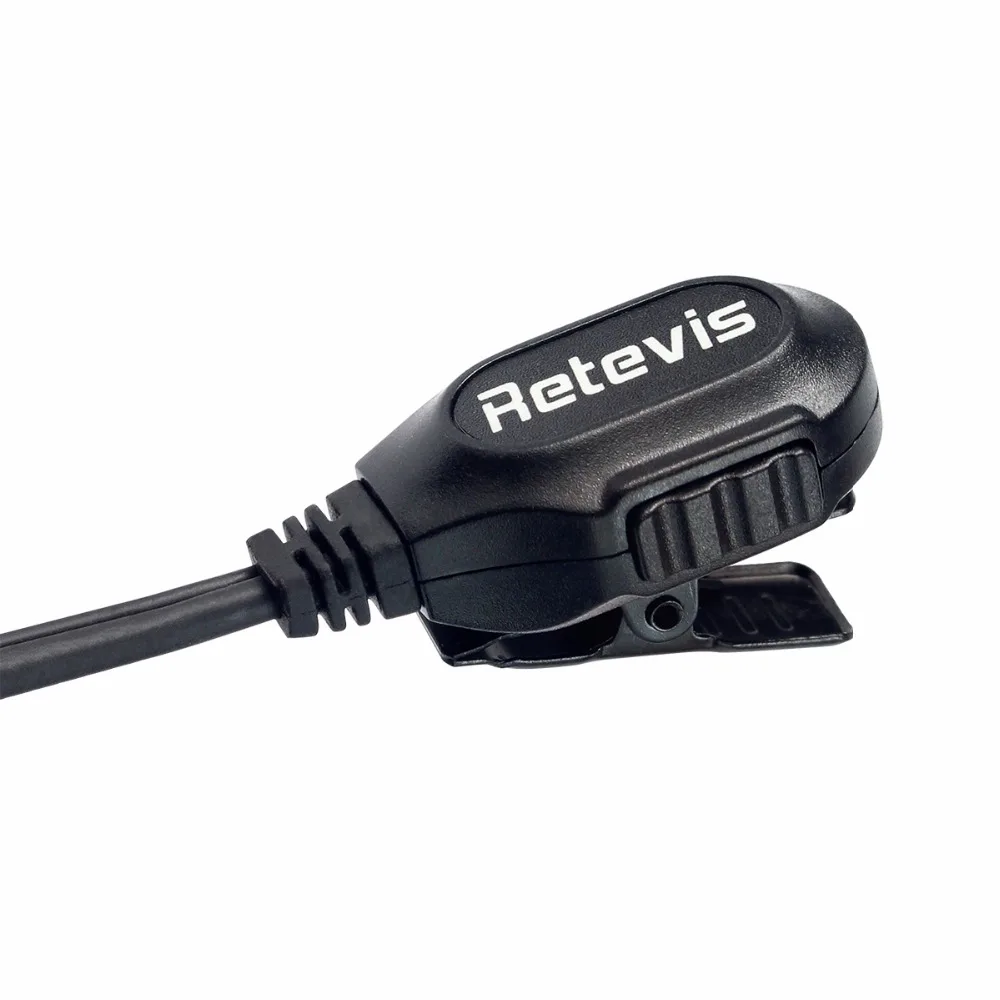 Новый Retevis g образный ушной крючок микрофон PTT наушник для RT8 RT3 TYT MD 390 Kenwood