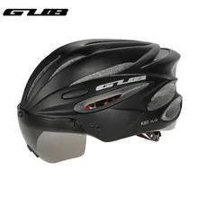 GUB K80 Bicycle Helmet Men Women 58-62cm Safe Helmets MTB Mountain Road Bike Integrally Molded Cycling Helmets With Glasses gub k70 mountain bike cycling helmet black