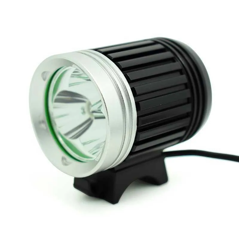 only lamp WasaFire, 5400 люмен, 3* XML-T6 светодиодный головной светильник, 3 режима, светильник для горного велосипеда, велосипедный фонарь, налобный фонарь, передний светильник, велосипедный светильник - Цвет: only lamp