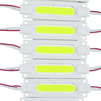 

100pcs/Lot 2W COB LED Module Injection molding LED Module Waterproof IP65 White LED Backlighting Indoor/Outdoor light DC12V