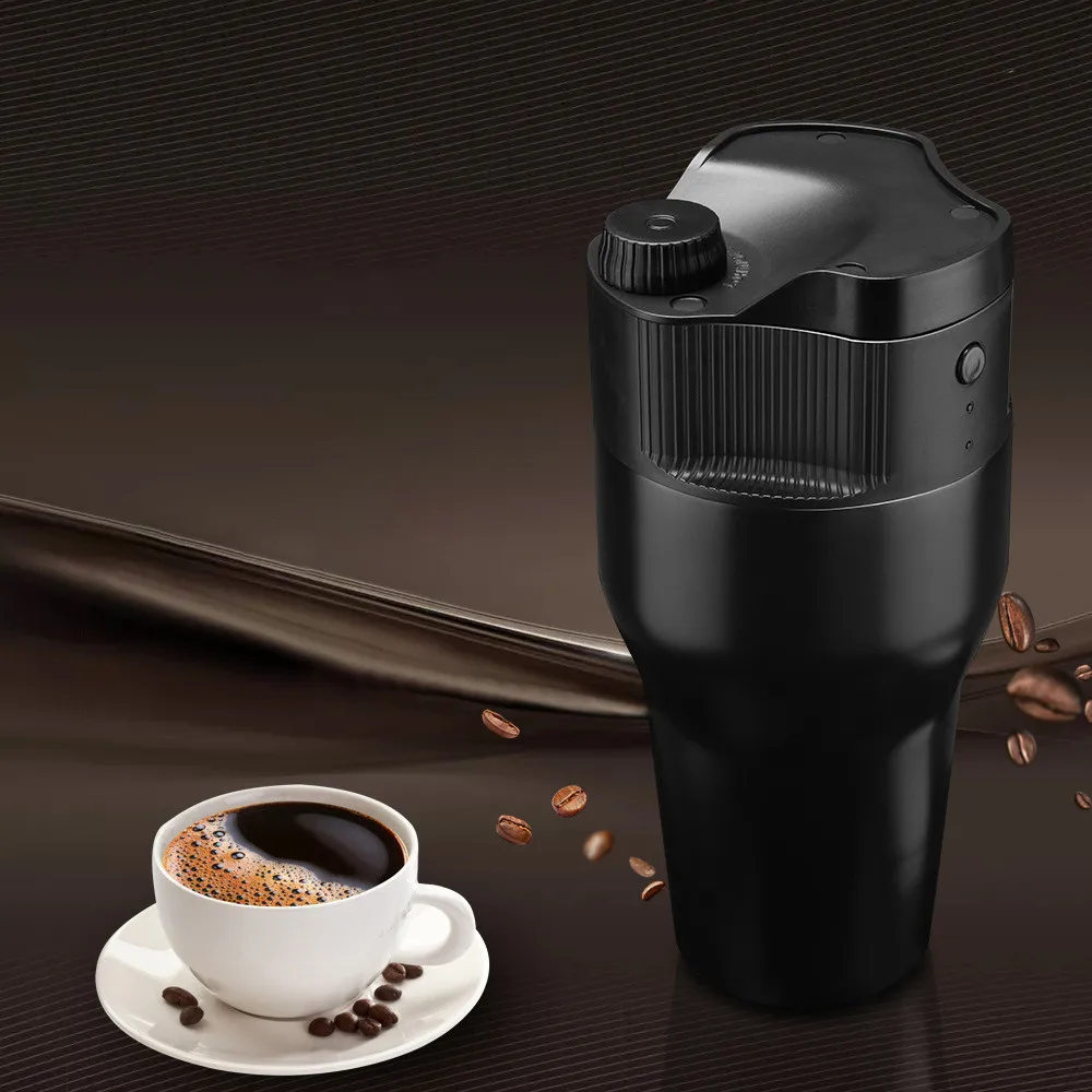 Практичная Портативная USB электрическая кофемашина кофейная машина быстрая ПИВОВАРЕНИЕ Кофейная, из нержавеющей стали качественные кофейные подарки для любимых