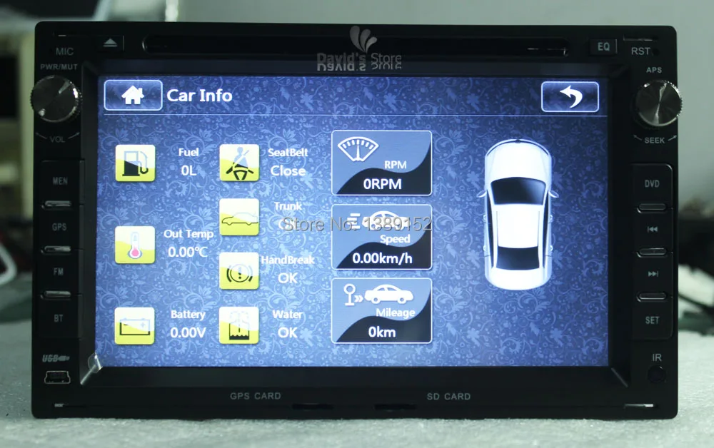 Volkswagen old Polo-Bora-Jetta-MK4-Passat B5 car Navigation 4