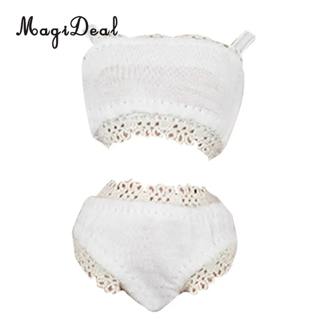 MagiDeal Obitsu Momoko Lingerie Outfit Sexy Lace Bra Top Underwear Sleepwear Set for Dollhouse 1/6 Dolls Princess Dress Clothes