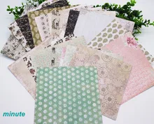 

22Sheets Spring Memory Single-side Patterned Paper Origami Art Background Paper Card Making DIY Scrapbook Paper Craft Handmade