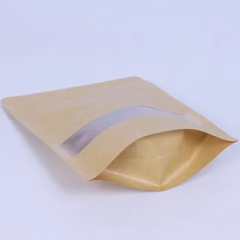 

50pcs Brown Kraft Paper Dragee Candy Gift Bags Wedding Deco Mariage Packaging Chocolate Cookie Bag Christmas Wrapping Paper