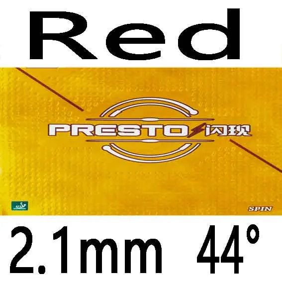 Дружба 729 PRESTO Spin/speed( Новинка, не липкая Резина+ макропористая губка) резиновый пинг-понг для настольного тенниса - Цвет: SPIN Red 2.1mm H44