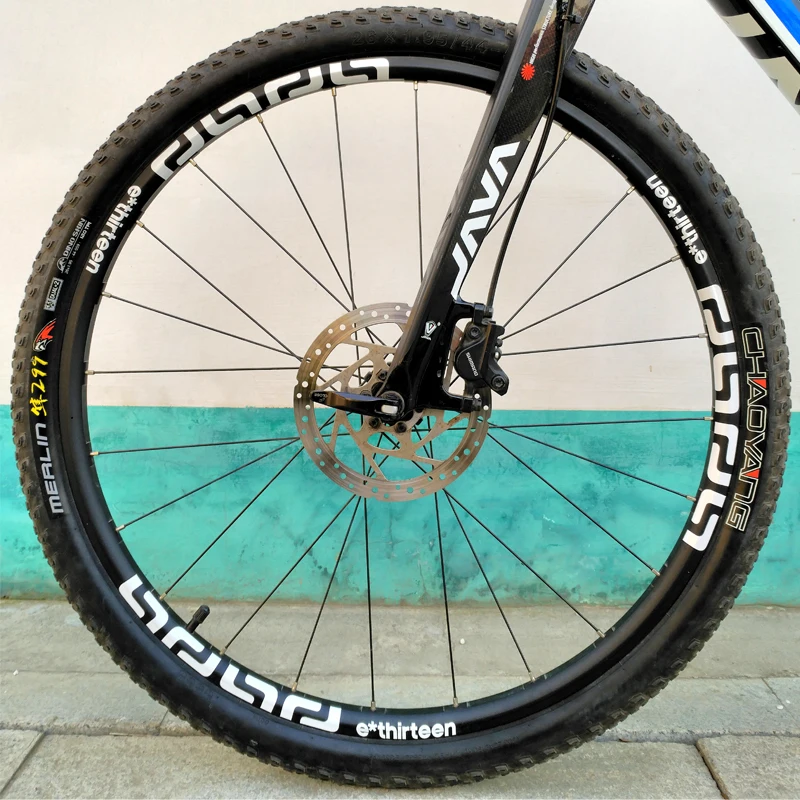

Two Wheels Sticker Set for E.Thirteen E13 Mountain Bike Bicycle Rim Reflective MTB Cycling Decals