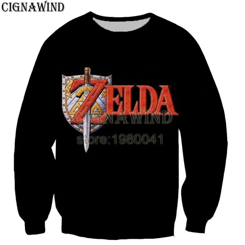 

Fashion game The Legend Of Zelda 3D Printed MenWomen Sweatshirts Hip hop Harajuku mens hoodies Long sleeve Streetwear Tops