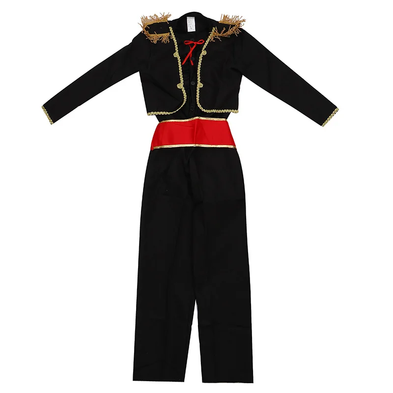 Крутой костюм для косплея для мальчиков традиционное испанское фламенко Bullfighter Этническая ковбойская одежда в западном стиле детская одежда для выступлений