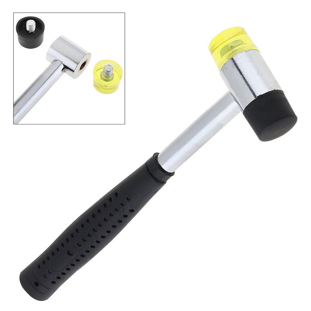 

26mm Double Faced Rubber Work Glazing Window Beads Hammer Nylon Head Mallet Tool