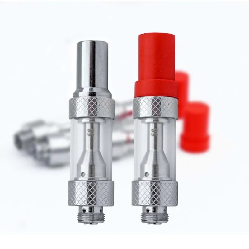 3pcs/Lot 5S A2 Glass Tube Ceramic Coil Vaporizer 0.5Ml 1Ml Thick Oil