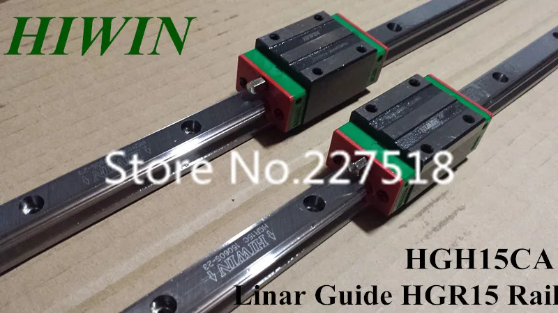 

2pcs HIWIN HGR15 -L400mm Linear guide rail + 2pcs HGH15CA carriages for CNC Parts