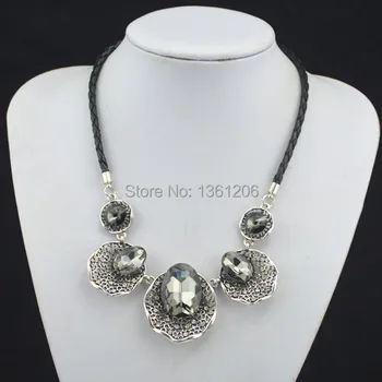 

letter M-sliver --- Fashion Glass Necklace Pendant Jewlery Girl Women, free shipping, wholesaler