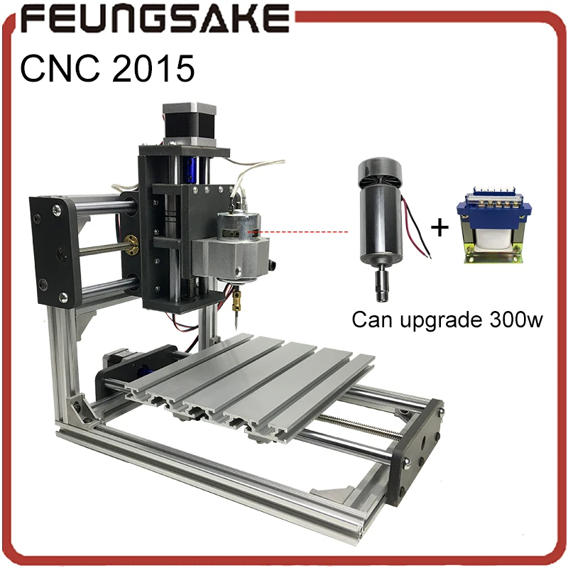 cnc20*15 type 775 motor,upgrade 300w spindle,diy mini cnc ...