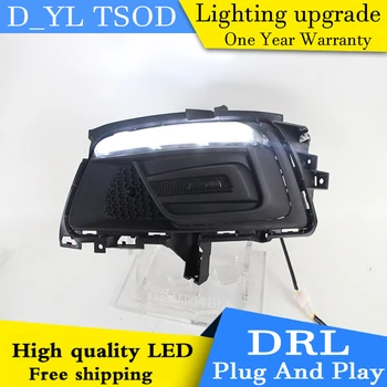 

Car styling For Chevrolet Cruze LED DRL 2015 Cruze High brightness guide LED DRL led fog lamps daytime running lights B style