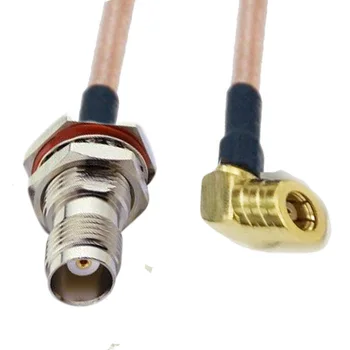 

20pcs RG316 SMB Female RA to Waterproof TNC Female O-ring RF Connector Pigtail Jumper Cable 20cm