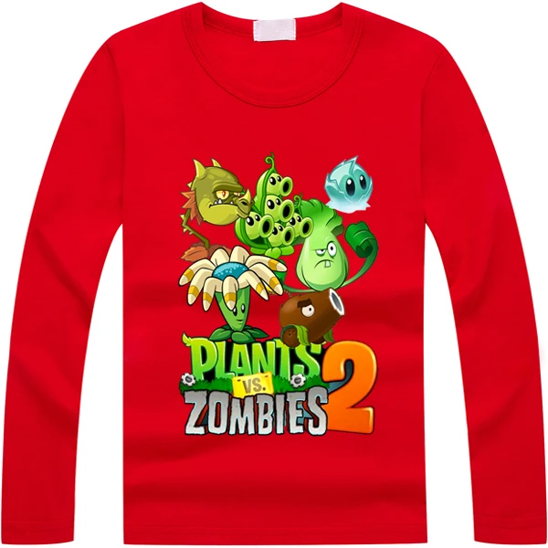 Plants Vs Zombies Baby Boy Clothes 2-11Y Quality Spring Autumn Casual Vetement Garcon Kids Clothes Toddler T-Shirt kids Clothing Plants Vs Zombies Baby Boy Clothes 2-11Y Quality Spring Autumn Casual Vetement Garcon Kids Clothes Toddler T-Shirt kids Clothing