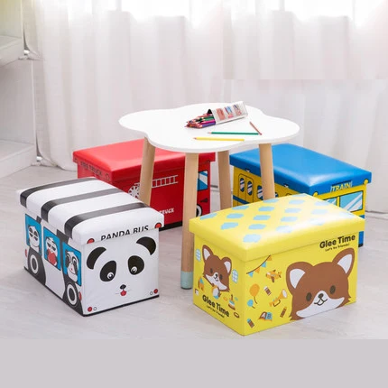kids storage stool