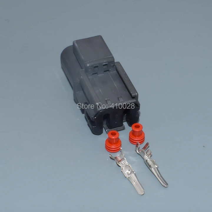 Shhworldsea 2,8mm вентилятор разъем для автомобиля автомобильный разъем 2 Pin разъем авто с терминалы и уплотнения 7122-1824-40 7223-1824-40