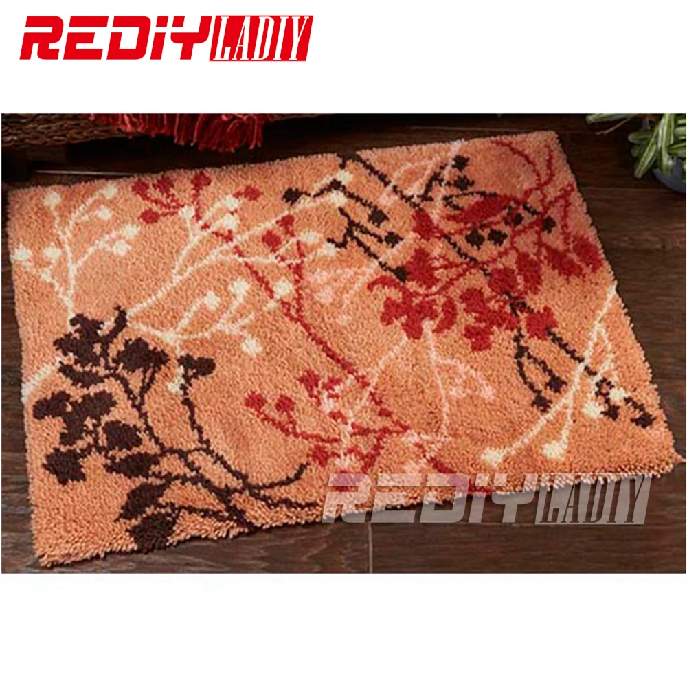 Us 4008 44 Di Scontofai Da Te Tappeto Tappetini Rosso Nero Bianco Coperta Gancio Di Chiusura Tappetini 3d Uncinetto Arazzo Acrilico Lane E Filati