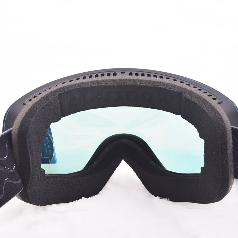 Лыжные очки Для мужчин Для женщин 2 Слои объектив UV400 Анти-туман Лыжный спорт Сноуборд Снег очки катание маска лыжные очки