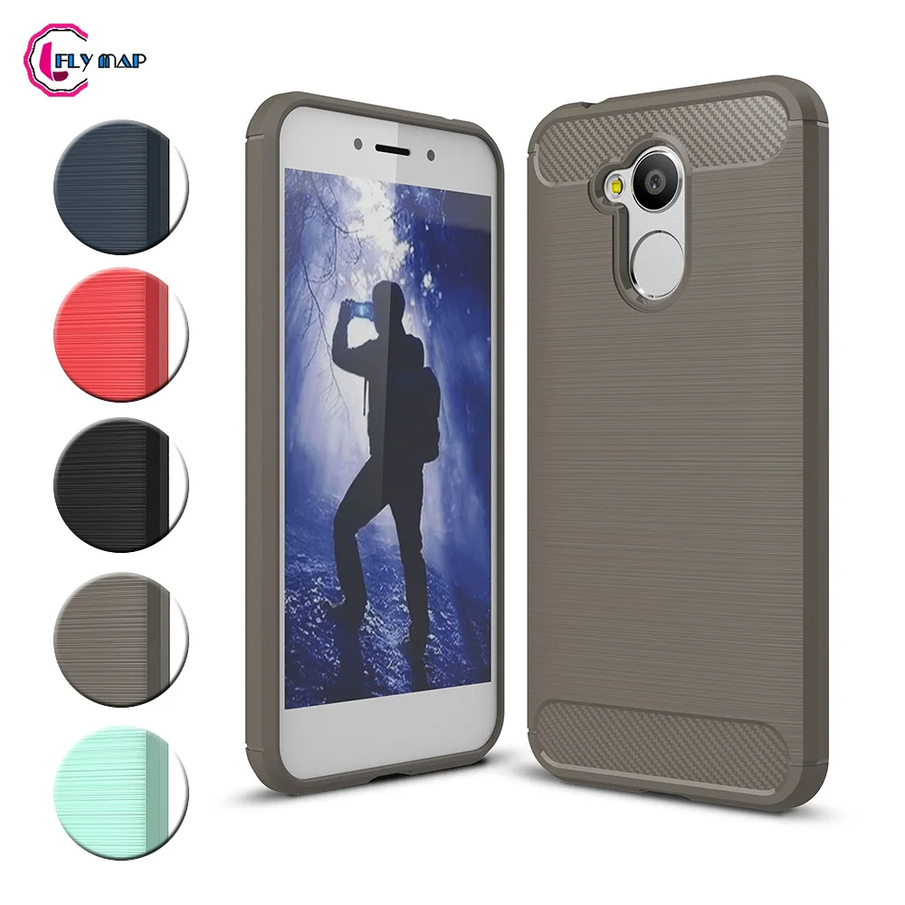TPU Case for Huawei Honor 6A A6 DLI-TL20 Soft Silicone Carbon Fibe Case Mobile Phone Cover for Huawei Honor 6 A DLI-L22 Coque