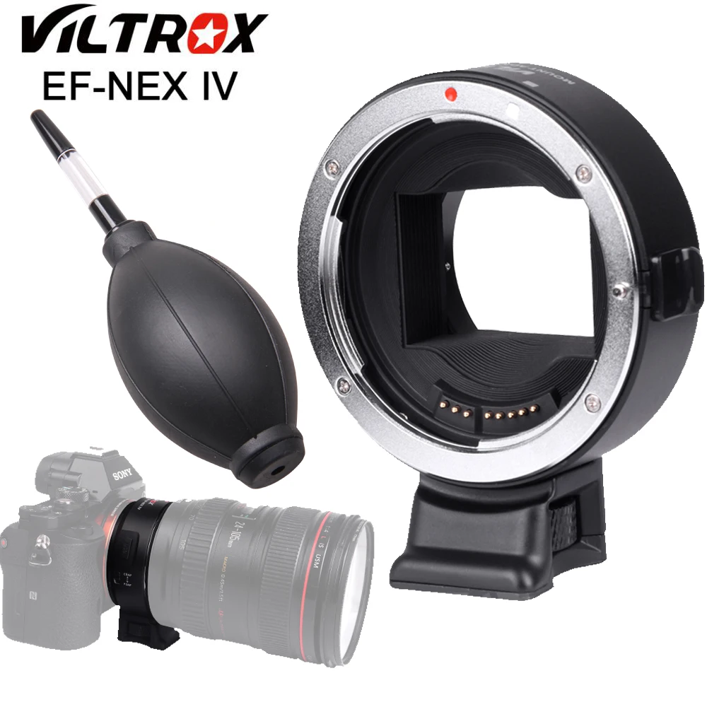 

Viltrox EF-NEX IV Faster Auto Focus Lens Adapter for Canon EOS EF Lens to Sony E NEX Full Frame A7 A7R A7SII A6300 A6000 NEX-7