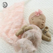 3 шт./лот) смешивания цвет 120x50 см стрейч мягкий тиснение шифон Детские одеяла новорожденных подставки для фотографий BABY SHOWER подарок