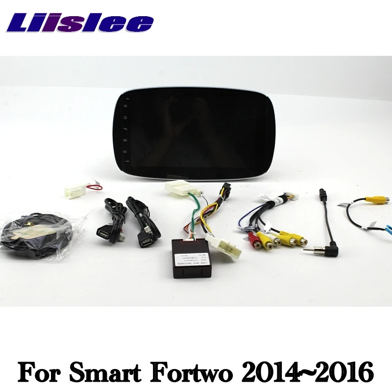 Liislee Car Multimedia Player NAVI For Mercedes Benz MB For Smart Fortwo C453 A453 W453 2015~2018 Radio Stereo 4G GPS Navigation