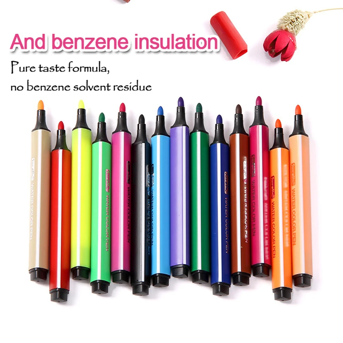Детская краска цветная ручка маркеры, фломастеры ручка моющаяся Нетоксичная раскраска Студенческая живопись ручка
