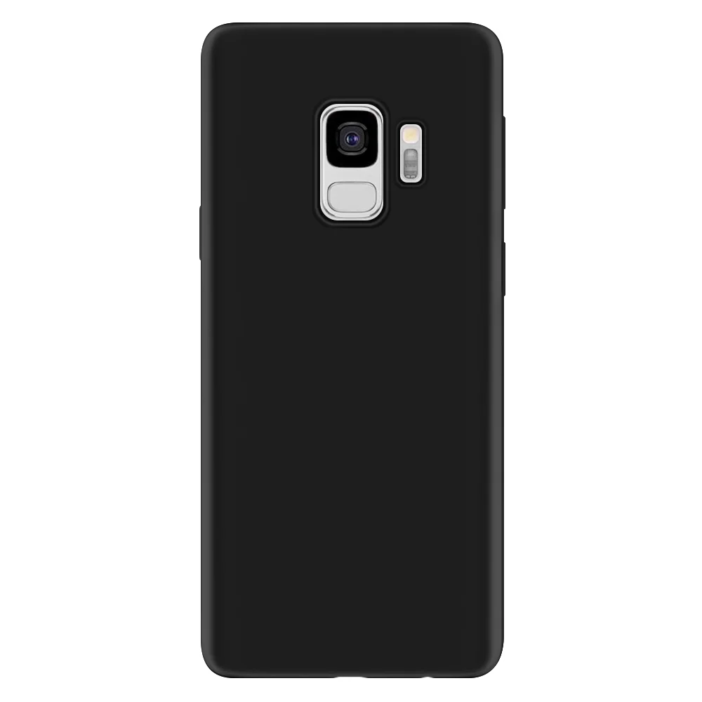 Милый Кот 3D чехол с тиснением для samsung Galaxy S10 S9 S8 A5 A7 A9 A6 A8 плюс A50 A30 A3 S7 S6 Plus чехол из силикона и термополиуретана - Цвет: Black