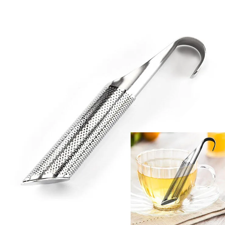 

New Stainless Steel Tea Infuser Creative Pipe Design Metal Tea Strainer for Mug Fancy Filter for Puer Tea Herb Tea Tools Accesso