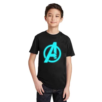

LYTLM Stark Industries Tshirt Avengers Endgame Clothes Swag T-shirt Luminous Hip Hop DJ Geek Girls Top Hipster Stylish Boys Tops