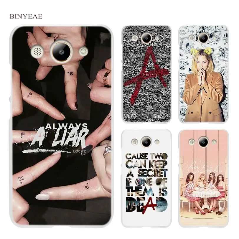 

BINYEAE Pretty Little Liars Hard Transparent Case Cover Coque Shell for Huawei Y3 Y5 Y6 II 2017 Pro