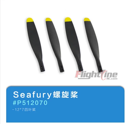 

12*7 4 blades Propeller for Flight Line Sea Fury 1.2M 1200mm spitfire F8F RC Airplane