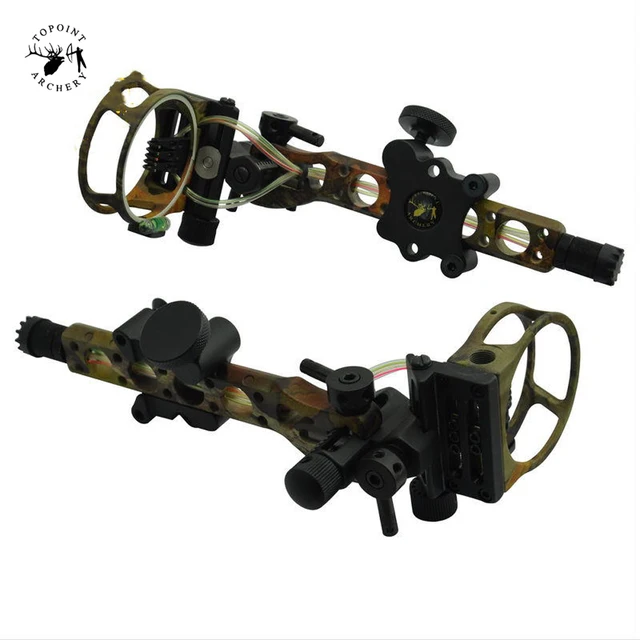  US $55.23 Compound Sight Pins with Micro Adjust Detachable Bracket Sight TP7570 CAMO Compoun