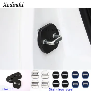 

For Renault Koleos 2017 2018 2019 2020 Car Styling Anti Rust Water Proof Door Lock Keys Key Protect Buckle Cover Moulding Trim