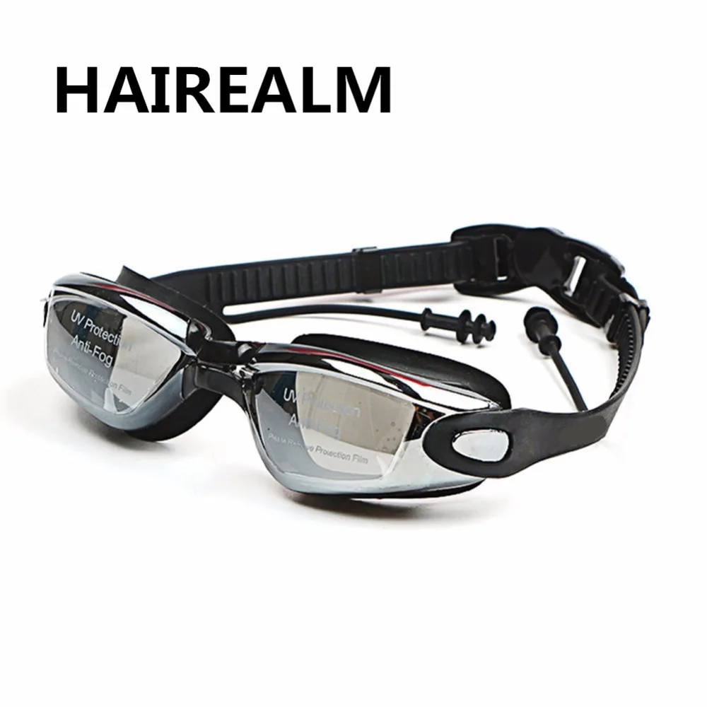 Professional Silicone myopia Swimming Goggles Anti-fog UV diopter Sports Eyewear Swimming Glasses With Earplug for Men Women Professional Silicone myopia Swimming Goggles Anti-fog UV diopter Sports Eyewear Swimming Glasses With Earplug for Men Women
