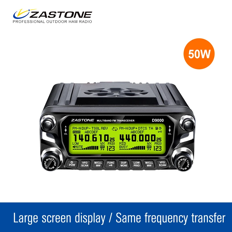 Приемопередатчик Zastone D9000 Ham Radio 512 каналы 50 Вт 136 174 МГц 400 520 Автомобильная рация
