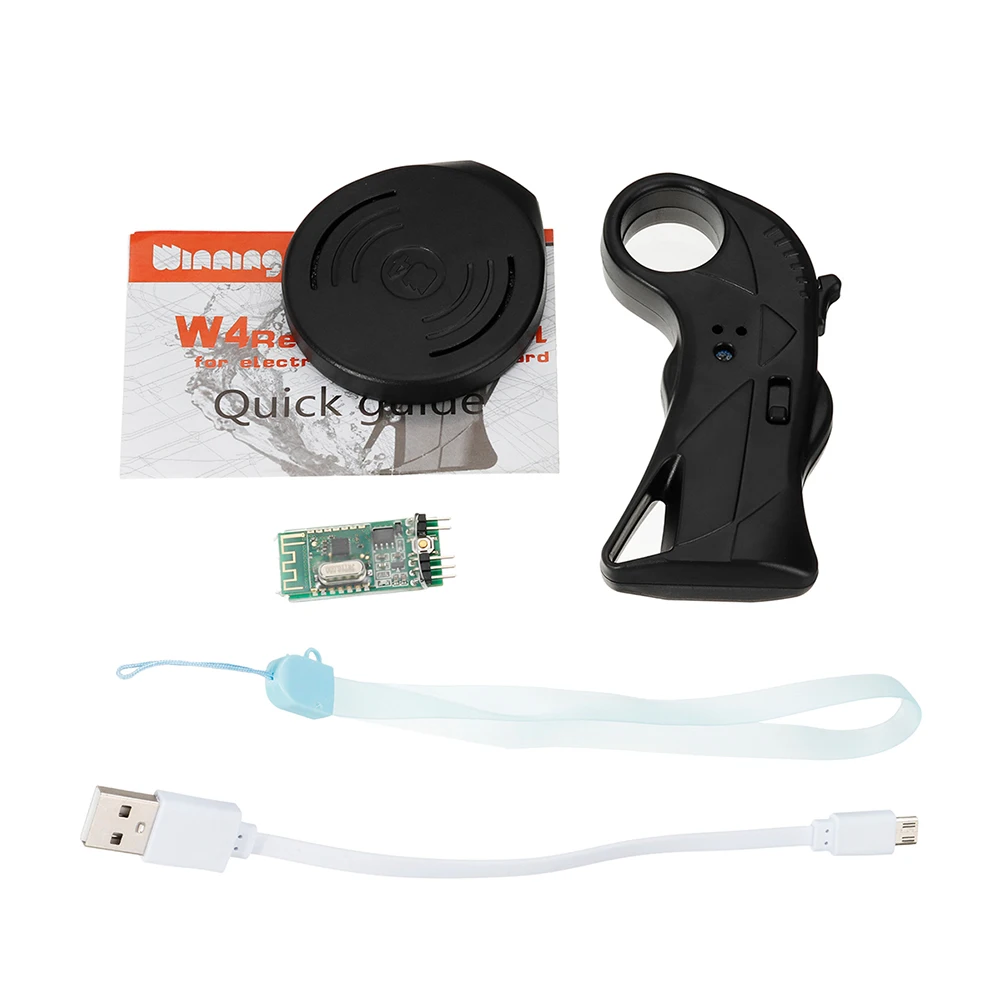 

2.4GHz Longboard Replacement Remote Control Set Wireless Charging Scooter Electric Skateboard With Receiver Battery Powered