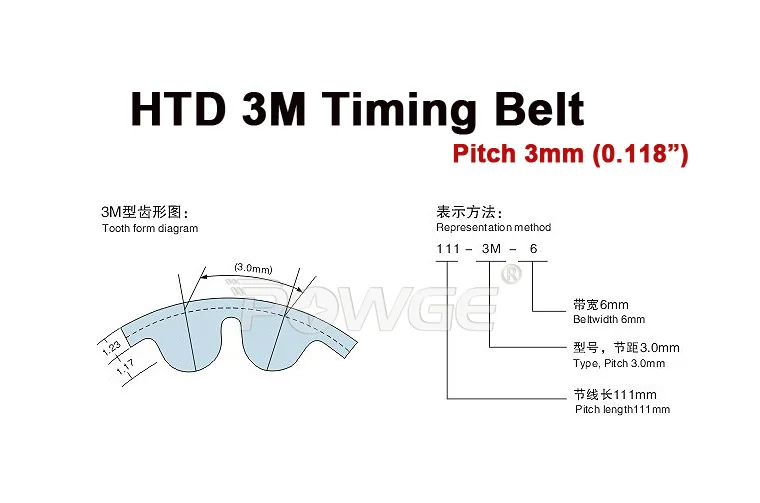 POWGE 5 м HTD 3 м зубчатый ремень Ширина 6/10/15 мм HTD3M PU открытый ремень 3 м 15 S3M 10 ремень для ЧПУ лазерный станок для резки