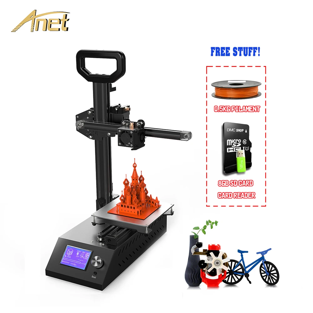 

Anet A9 3D Printer High Precision Print Size 160*160*200mm Reprap Prusa I3 3D Printer Kit DIY Impressora 3D with PLA Filaments